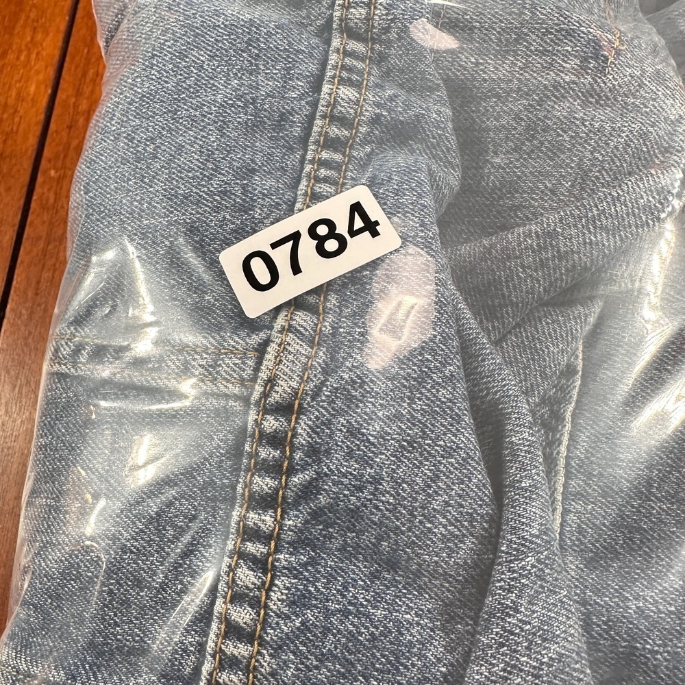 Vintage Levi Strauss Signature Denim Trucker Jacket Sz S Gorpcore Workwear Indie - Picture 14 of 14